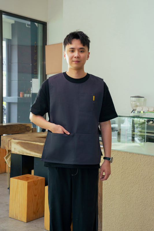 Bib Charcoal Grey Apron
